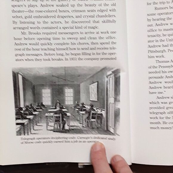 Andrew Carnegie industrial philanthropist hardcover Laura Edge 2004 - Picture 2 of 3